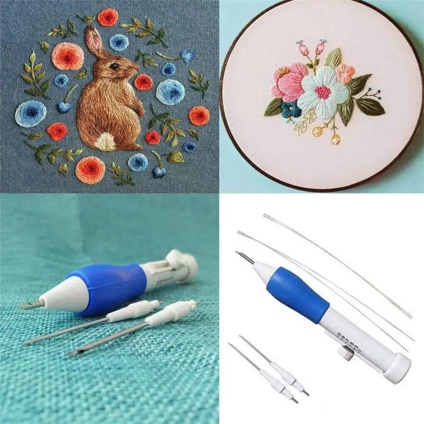 Embroidery Sewing Pen Punch Needle Pen