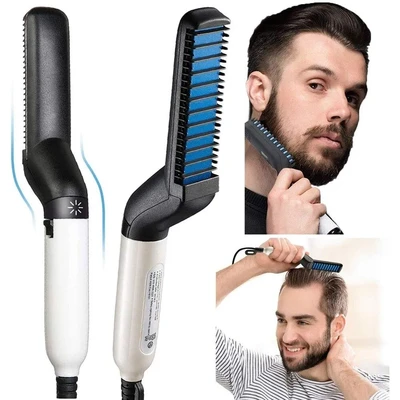 Modelling Comb Men Beard and Hair Quick Straightener